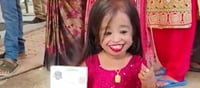 World's youngest woman Jyoti Amge voted in Nagpur?